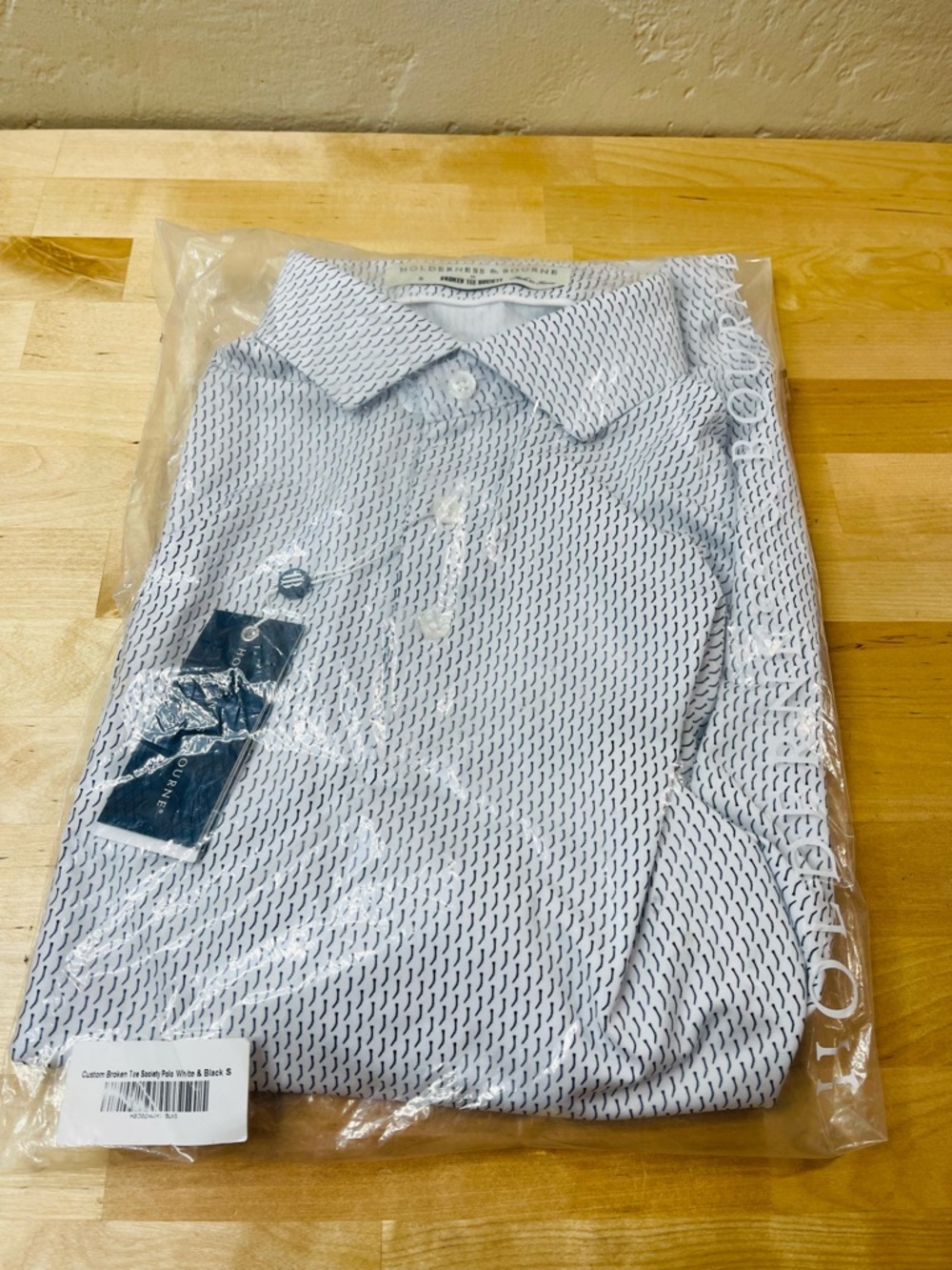 Holderness & Bourne Broken Tee Society Polo Size Small